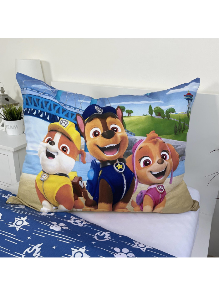 POŚCIEL BAWEŁNIANA 140x200 PP_457 PSI PATROL RYDER I PIESKI