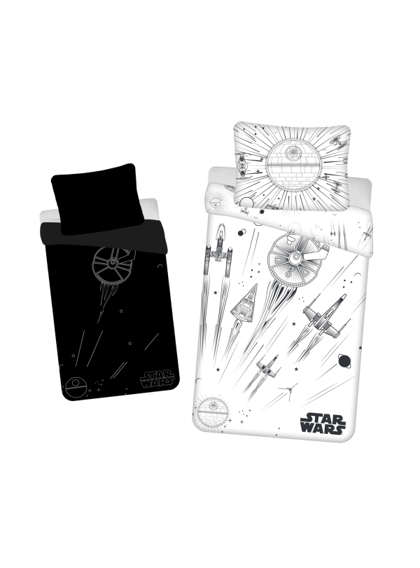 POŚCIEL 140x200 ŚWIECĄCA W CIEMNOŚCI STAR WARS