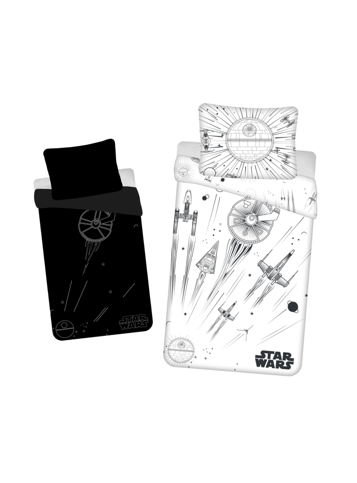 POŚCIEL 140x200 ŚWIECĄCA W CIEMNOŚCI STAR WARS