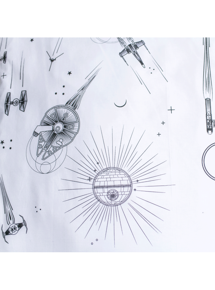 POŚCIEL 140x200 ŚWIECĄCA W CIEMNOŚCI STAR WARS