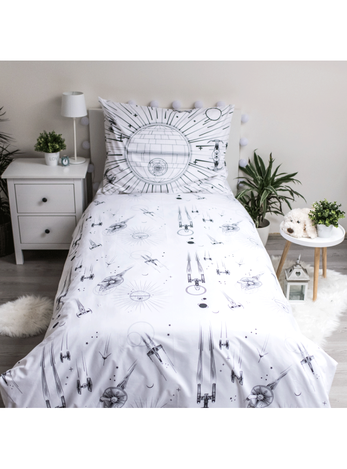 POŚCIEL 140x200 ŚWIECĄCA W CIEMNOŚCI STAR WARS