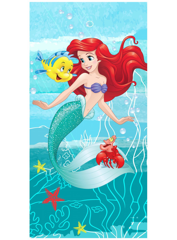 RĘCZNIK 70x140 KĄPIELOWY DZIECIĘCY SYRENKA ARIELKA AR-02