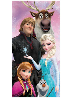 RĘCZNIK 70x140 PLAŻOWY BAWEŁNIANY FROZEN ELSA ANNA FZ-09