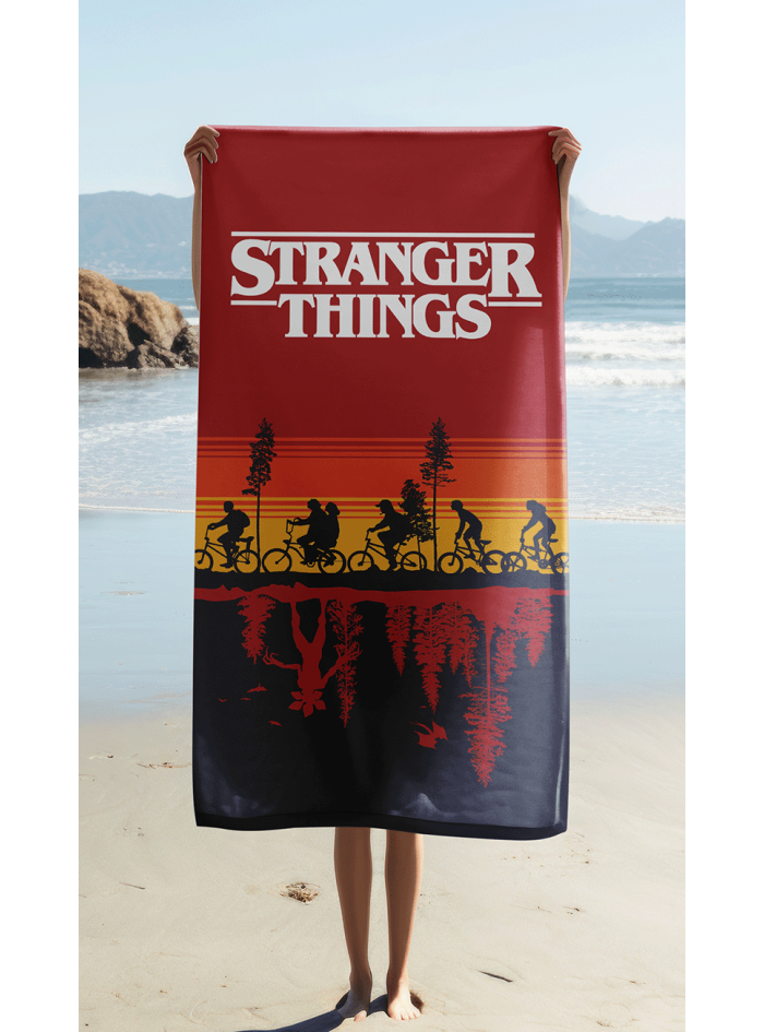RĘCZNIK STRANGER THINGS 70x140 KĄPIELOWY PLAŻOWY
