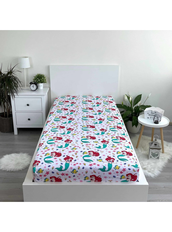 PRZEŚCIERADŁO Z GUMKA 90x200 SYRENKA ARIELKA