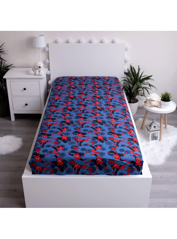 PRZEŚCIERADŁO Z GUMKA 90x200 SPIDERMAN SPD-01