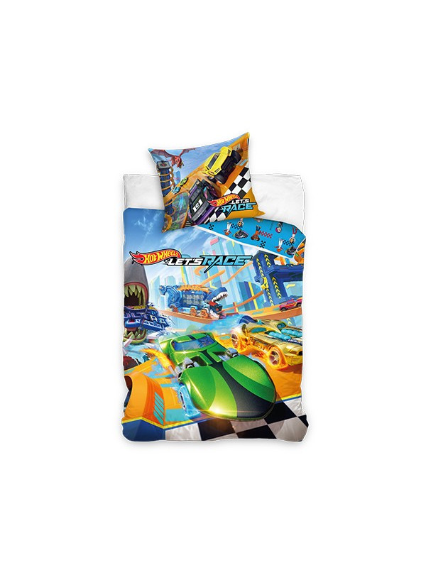 POŚCIEL 160x200 cm HOT WHEELS SAMOCHODY HW-007