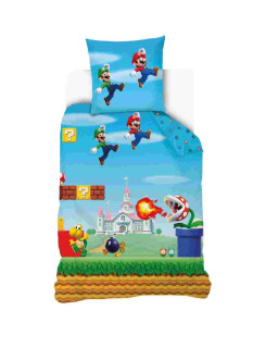 POŚCIEL 140x200 SUPER MARIO BROS LUIGI NO-622