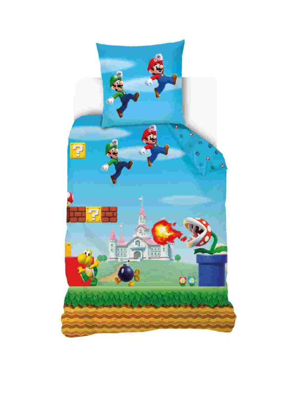 POŚCIEL 140x200 SUPER MARIO BROS LUIGI NO-622