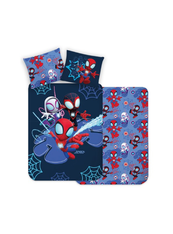 POŚCIEL DZIECIĘCA BAWEŁNIANA 160x200 SPIDERMAN SPIDEY SPD-205