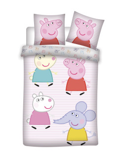 POŚCIEL DO ŁÓŻECZKA 100x135 ŚWINKA PEPPA PEP137