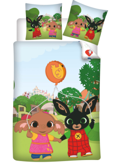 POŚCIEL DO ŁÓŻECZKA 100x135 DLA DZIECI KRÓLIK BING BG-048