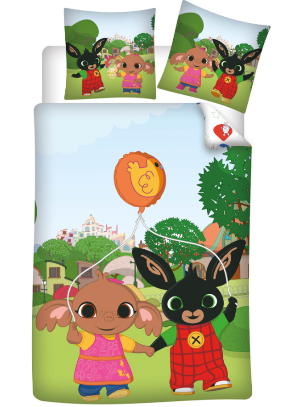 POŚCIEL DO ŁÓŻECZKA 100x135 DLA DZIECI KRÓLIK BING BG-048