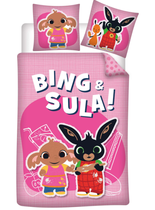 POŚCIEL DO ŁÓŻECZKA 100x135 DLA DZIECI KRÓLIK BING BG-135