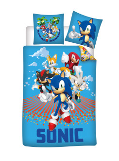 POŚCIEL DO ŁÓŻECZKA 100x135 DLA DZIECI SONIC SON-022