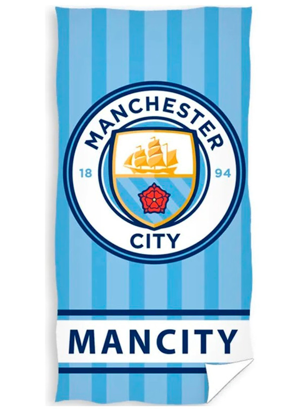 RĘCZNIK KĄPIELOWY PLAŻOWY 75x150 MANCHESTER CITY