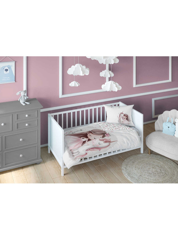 POŚCIEL DO ŁÓŻECZKA 100x135 KSIĘŻNICZKA 5570B