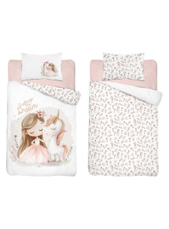 POŚCIEL DO ŁÓŻECZKA 90x120 KSIĘŻNICZKA 5570A