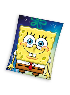 KOC KOCYK POLAROWY 110x140 PLED SPONGEBOB KANCIASTOPORTY