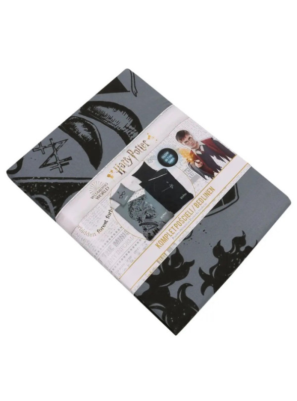 POŚCIEL ŚWIECĄCA W CIEMNOŚCI 140x200 HARRY POTTER