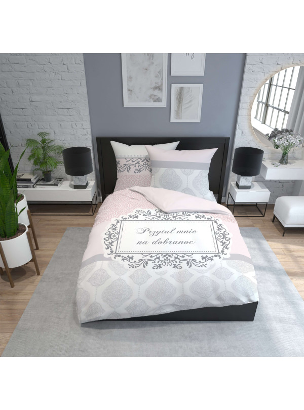 POŚCIEL BAWEŁNIANA 160x200 PRZYTUL MNIE