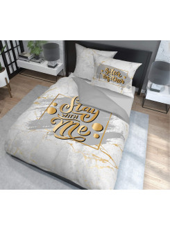 POŚCIEL BAWEŁNIANA 160x200 STAY WITH ME