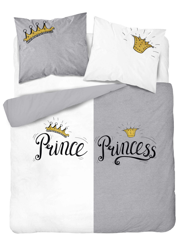 POŚCIEL BAWEŁNIANA 200x220 PRINCE & PRINCESS