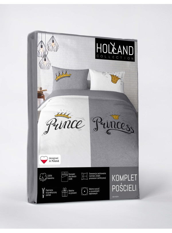 POŚCIEL BAWEŁNIANA 200x220 PRINCE & PRINCESS