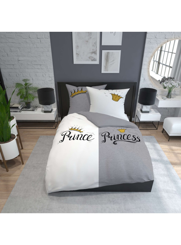 POŚCIEL BAWEŁNIANA 200x220 PRINCE & PRINCESS