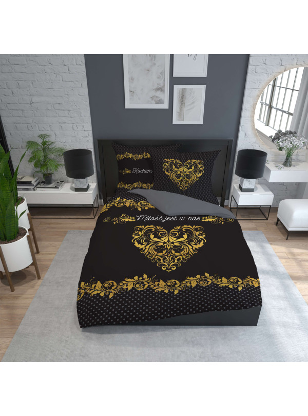 POŚCIEL BAWEŁNIANA 220x200 MIŁOŚĆ