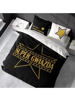 KOMPLET POŚCIELI 200x220 SUPER GWIAZDA