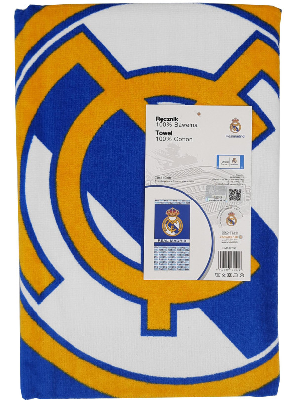 RĘCZNIK KĄPIELOWY PLAŻOWY 70x140 REAL MADRYT RM-211