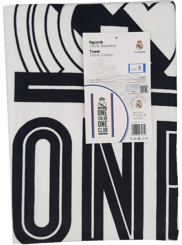 RĘCZNIK KĄPIELOWY PLAŻOWY 70x140 REAL MADRYT RM-212