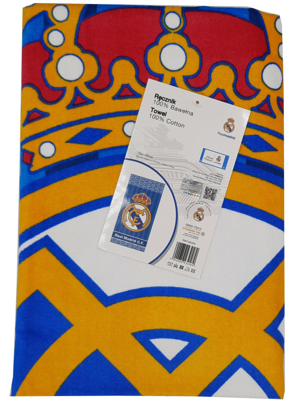 RĘCZNIK KĄPIELOWY PLAŻOWY 70x140 REAL MADRYT RM-216