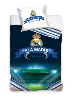 KOMPLET POŚCIELI 160x200 REAL MADRYT KRÓLEWSCY RM-104