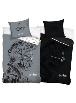 POŚCIEL ŚWIECĄCA W CIEMNOŚCI 160x200 HARRY POTTER 2