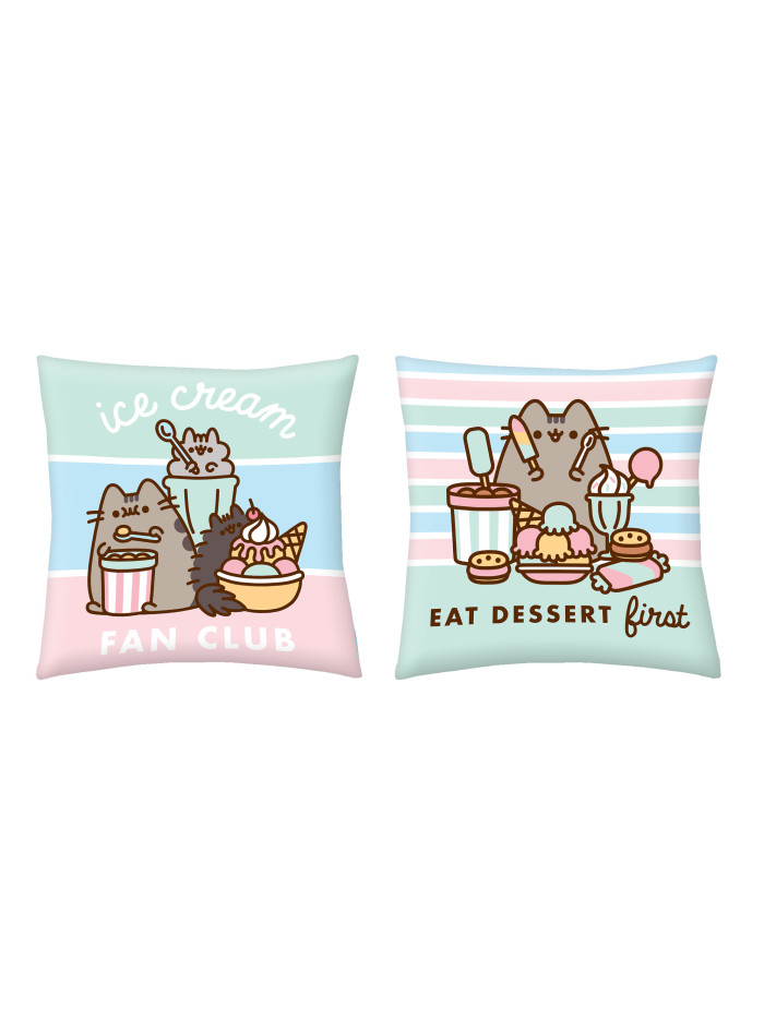 PODUSZKA 40x40 KOT PUSHEEN EAT DESSERT