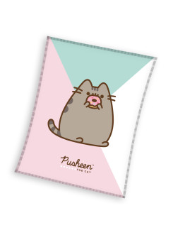 KOC KOCYK 150x200 KOT PUSHEEN Z DONUTEM