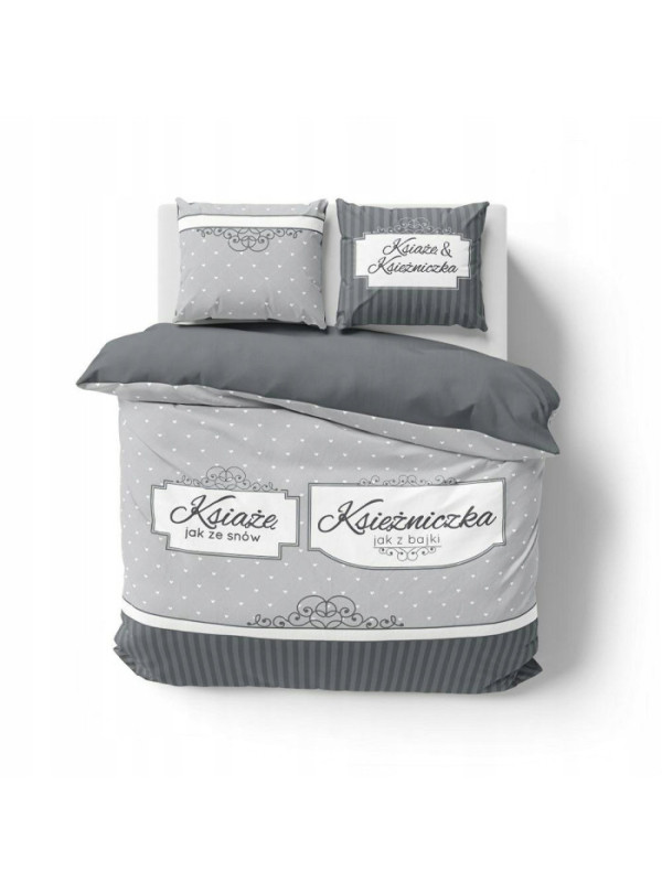 POŚCIEL BAWEŁNIANA 160x200 KSIĄŻE ZE SNÓW KSIĘŻNICZKA Z BAJKI