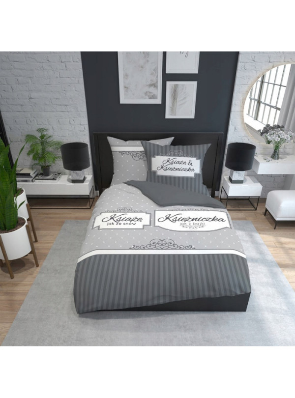 POŚCIEL BAWEŁNIANA 160x200 KSIĄŻE ZE SNÓW KSIĘŻNICZKA Z BAJKI