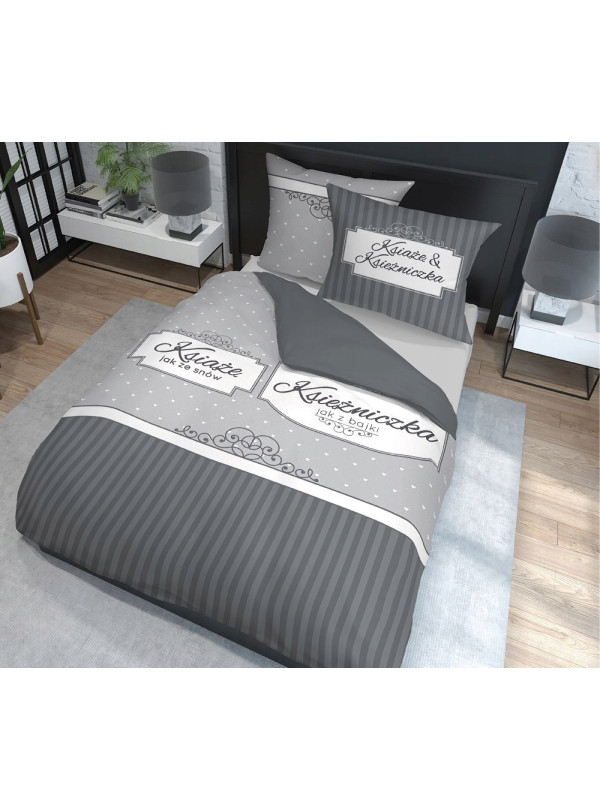 POŚCIEL BAWEŁNIANA 160x200 KSIĄŻE ZE SNÓW KSIĘŻNICZKA Z BAJKI