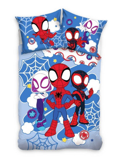 POŚCIEL DZIECIĘCA BAWEŁNIANA 160x200 SPIDERMAN SPIDEY SPD-112