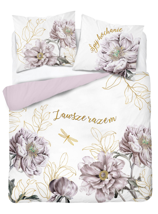 KOMPLET POŚCIELI POŚCIEL BAWEŁNIANA 160x200 DLA PARY ZAWSZE RAZEM