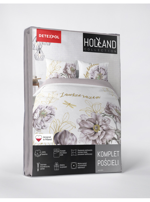 KOMPLET POŚCIELI POŚCIEL BAWEŁNIANA 160x200 DLA PARY ZAWSZE RAZEM