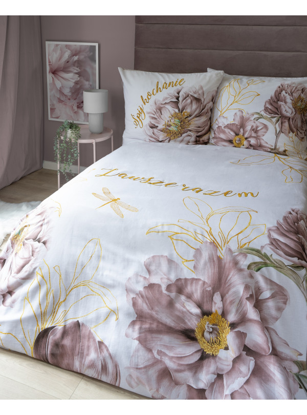 KOMPLET POŚCIELI POŚCIEL BAWEŁNIANA 160x200 DLA PARY ZAWSZE RAZEM