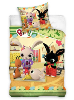 KOMPLET POŚCIELI 140x200 DZIECIĘCA KRÓLIK BING BG-422