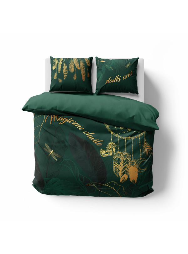 POŚCIEL BAWEŁNIANA 160x200 SŁODKI CZAS MAGICZNE CHWILE