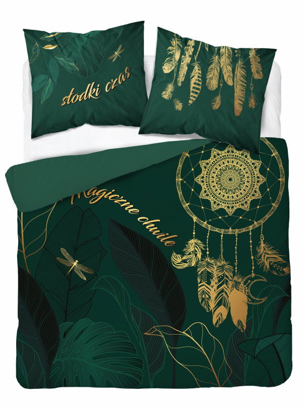 POŚCIEL BAWEŁNIANA 160x200 SŁODKI CZAS MAGICZNE CHWILE