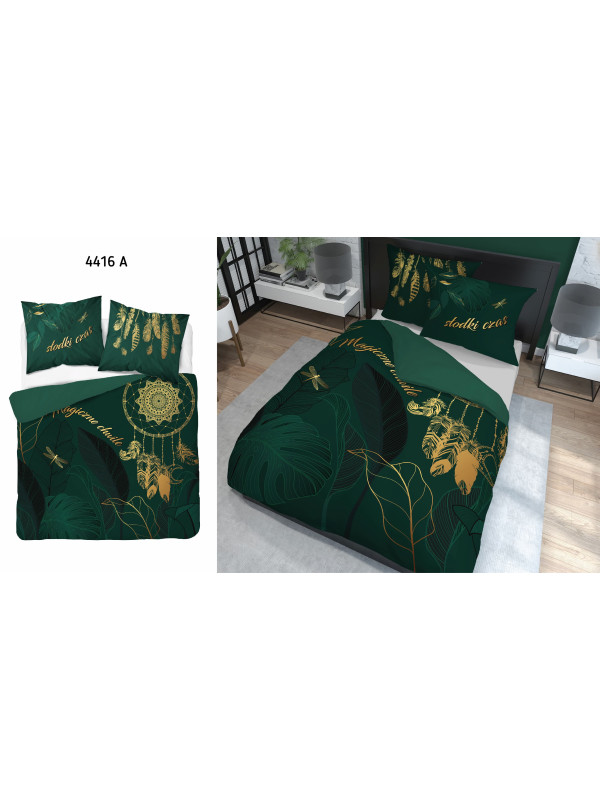 POŚCIEL BAWEŁNIANA 160x200 SŁODKI CZAS MAGICZNE CHWILE