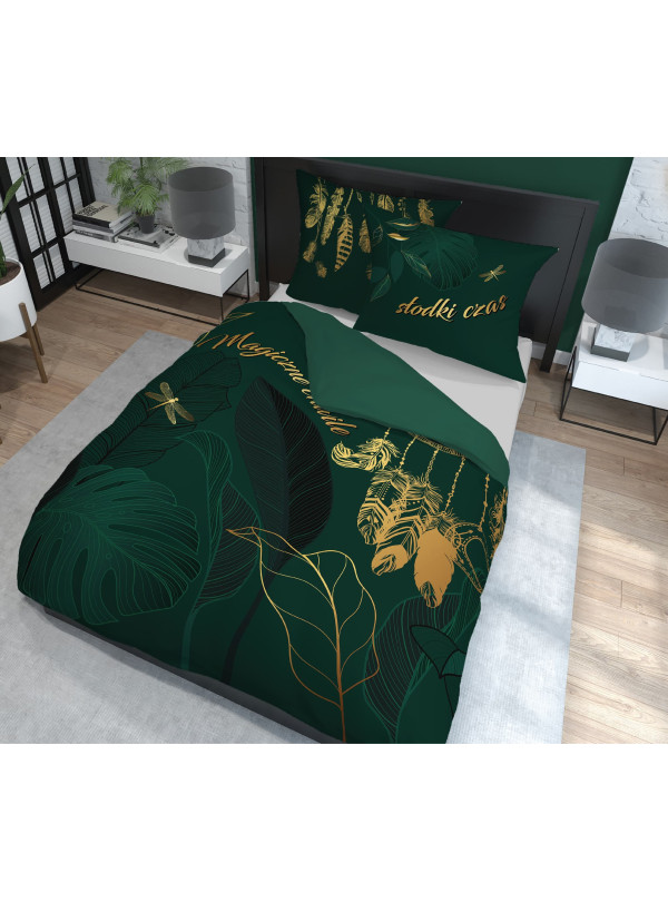 POŚCIEL BAWEŁNIANA 160x200 SŁODKI CZAS MAGICZNE CHWILE